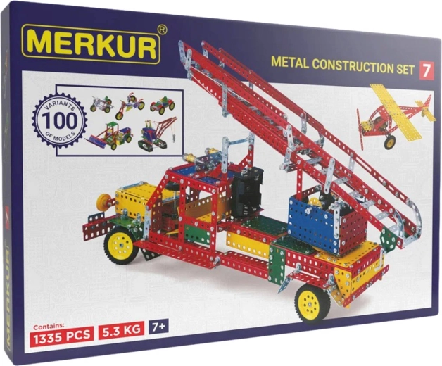 Merkur M7 Large Metal Construction Set, 1,335 Pieces