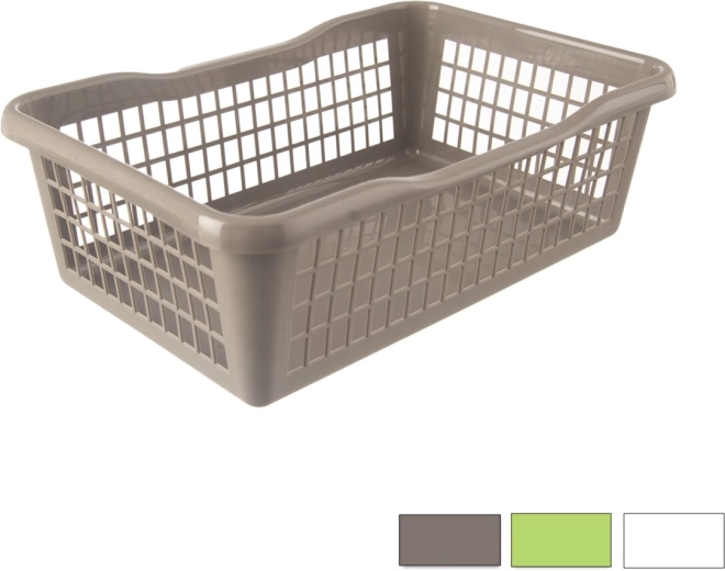 Plastic storage basket 30 × 20 × 10 cm, assorted colors
