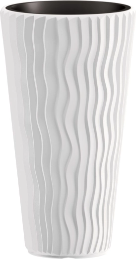 Blumentopf Prosperplast Sandy Slim weiß 30 cm