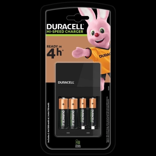 Duracell Hi-Speed Charger with AA and AAA Batteries