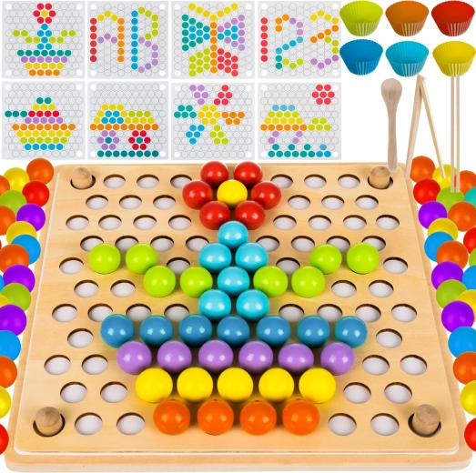 Wooden bead mosaic Kruzzel