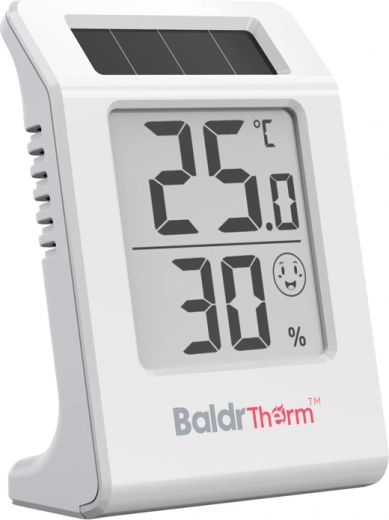 BaldrTherm zonne-energie digitale thermo-hygrometer