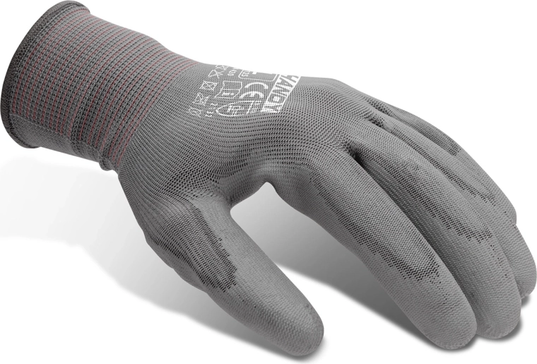 Montagehandschoenen met polyurethaan handpalm L