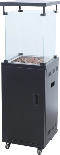 Gas-Terrassenheizer MalTec WorldFlame mit Abdeckung