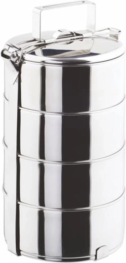 Speisenträger TORO mit vier Ebenen, 4 × 1,25 l, Durchmesser 16 cm