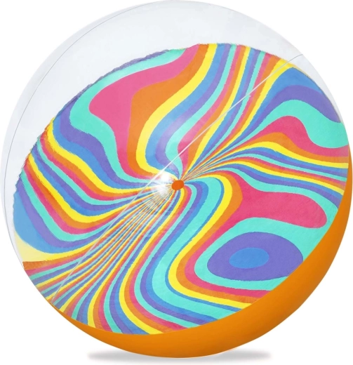 Ballon de plage gonflable 46 cm BESTWAY – motif arc-en-ciel