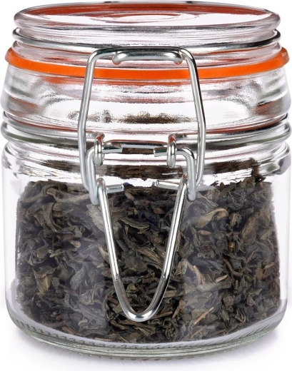 Glass canning jar with clip 100 ml