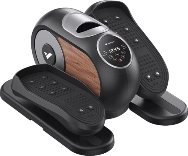 Merach mini elliptische trainer onder het bureau zwart