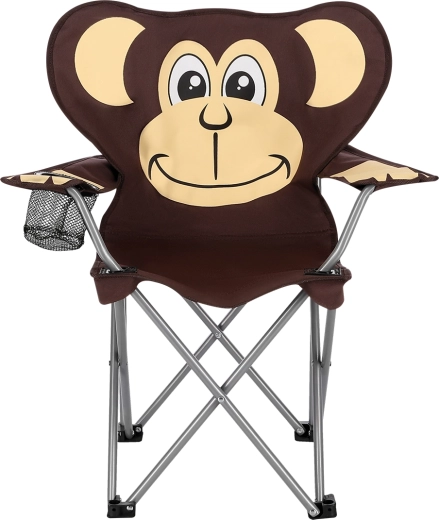 Kinder inklapbare campingstoel NILS Camp – aap