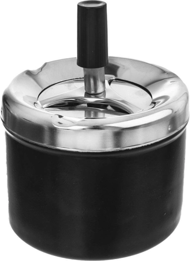 Metal lockable ashtray 9.5 cm