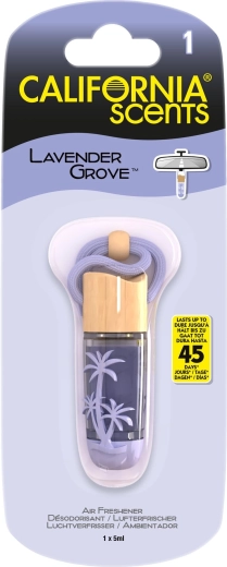 California Scents Lavender Grove – parfum pour voiture et intérieur (24 pièces)