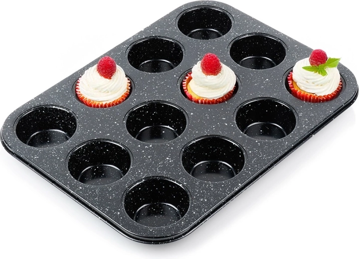 Moule à muffins en granit 12 pièces 35 × 26,5 cm
