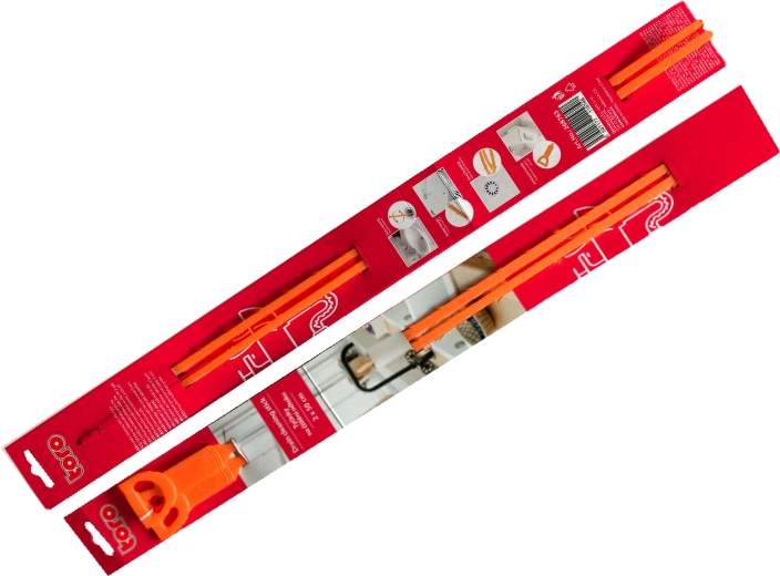 Tiges de nettoyage flexibles pour canalisations TORO 2×50 cm