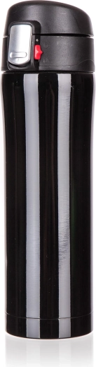 Thermos de voyage BODO 0,43 l en acier inoxydable – noir