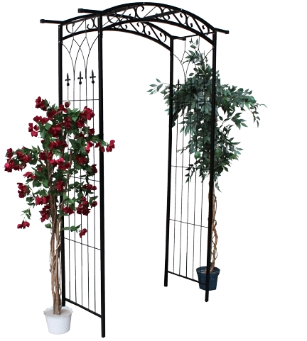 Garten-Metallpergola 105 × 46 × 215 cm