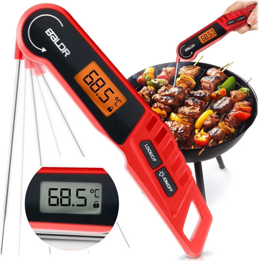 Digital Kitchen Thermometer with Foldable Probe BALDR BD-130