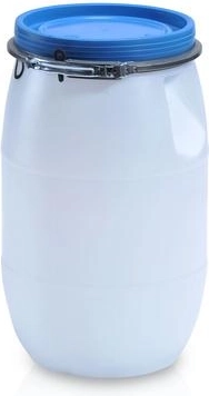 Kunststofffass 220 l mit Spannringdeckel