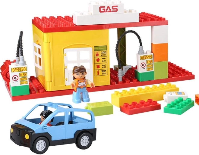 Blokkenset - Tankstation (48 blokken)