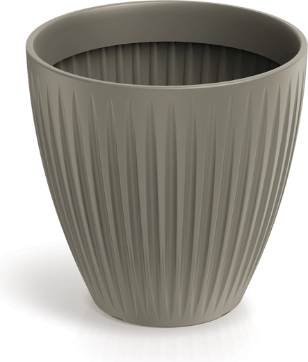 Bloempot Latia Round Midl 60 cm mocca