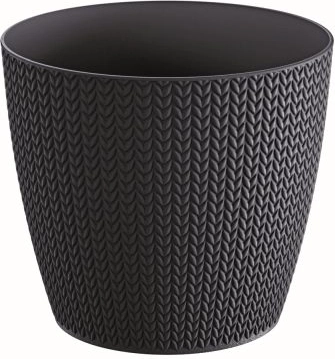Wheaty Planter Anthracite 12.8 cm