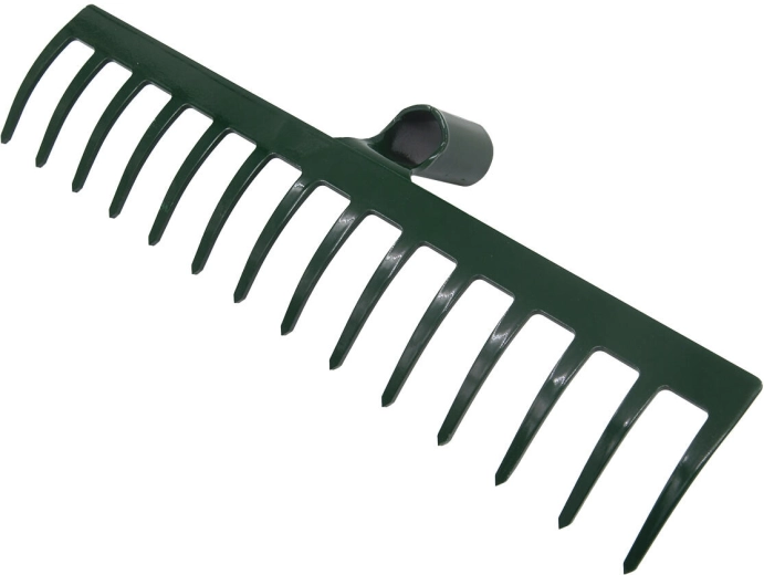 Râteau en acier PROFI 14 dents 39,5 cm sans manche