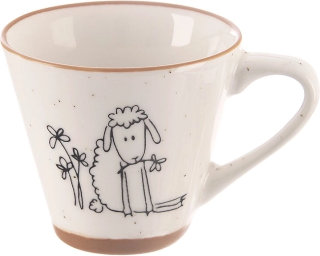 Porcelain espresso cup Farm sheep 70 ml