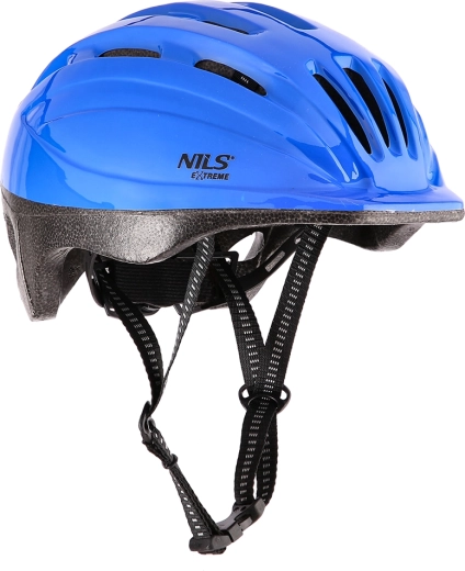 Casque de cyclisme NILS Extreme bleu – S (48–52 cm)