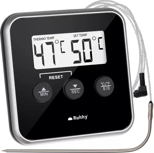 Thermomètre de cuisine numérique avec sonde RUHHY
