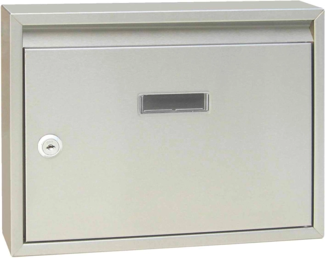 Edelstahl-Briefkasten J.A.D. Tools mit Front-Einwurf