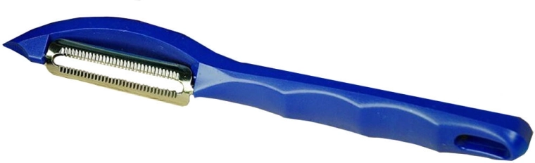 Dubbelzijdige schiller met gekarteld lemmet BARRACUDA 17 cm