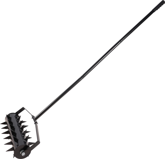 Manual Lawn Aerator with Spiked Roller 148.5 cm
