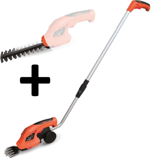 ASIST Cordless Grass and Shrub Shears with Telescopic Pole and Wheels