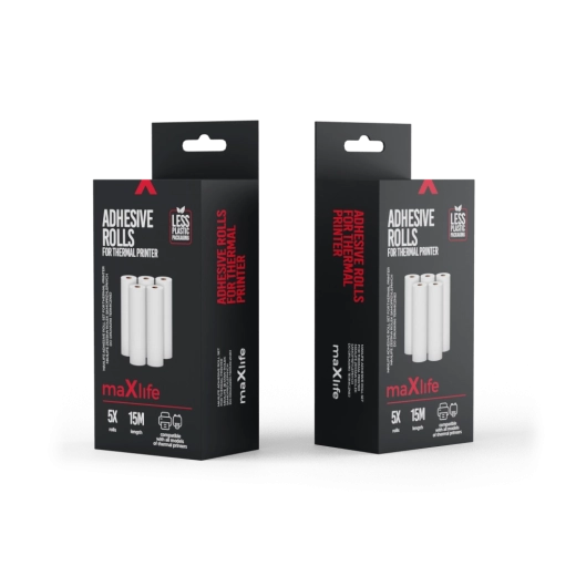 Maxlife Roll Set – set of 5 thermal rolls for thermal printers