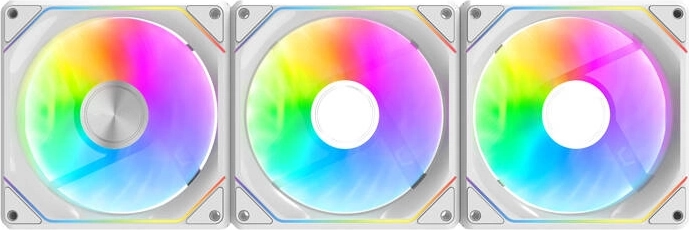 Darkflash Gauss ARGB Computer Fans White RGB Set of 3
