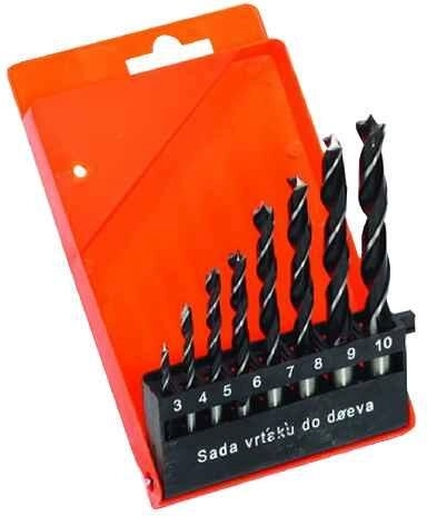 Set houtboren 3–10 mm, 8-delig
