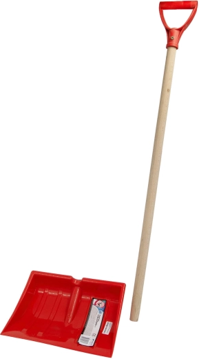 Kunststof kindersneeuwschep 25 × 20 cm met D-handgreep