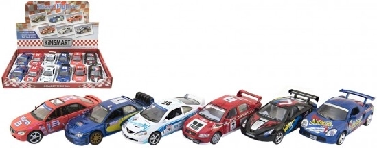 voitures de course KINSMART Street Fighter 13 cm à rétrofriction, 6 modèles