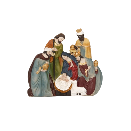 Crèche de Noël de la Nativité de Jésus avec les Rois mages
