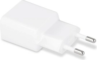 MAXLIFE 2.1 A Wall Charger with 8‑pin Cable, White