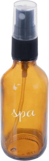 SPA Cosmetic Bottle 60 ml made of Amber Glass with Spray Mister