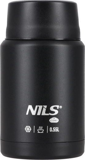 NILS Camp Speisethermos NC3807 schwarz 550 ml
