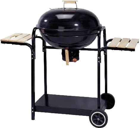 Barbecue boule avec roulettes 55 cm