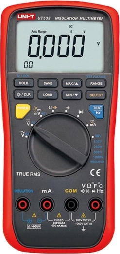 Isolatieweerstandmeter Uni-T UT533