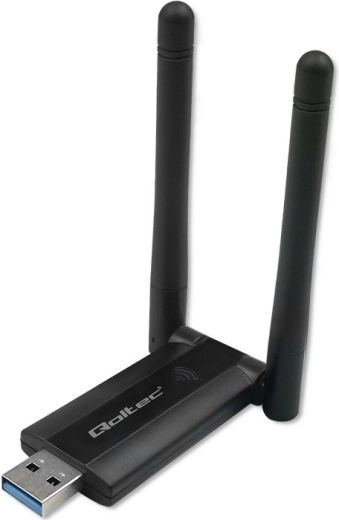 Fast Wireless USB Wi-Fi Adapter DUAL with Antennas