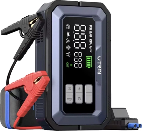 UTRAI JS30 Starthilfe mit Kompressor und OBD‑II‑Diagnose