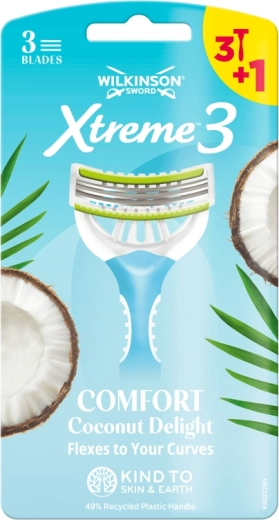 Damenrasierer Wilkinson Xtreme 3 Comfort Coconut Delight 4 Stk.