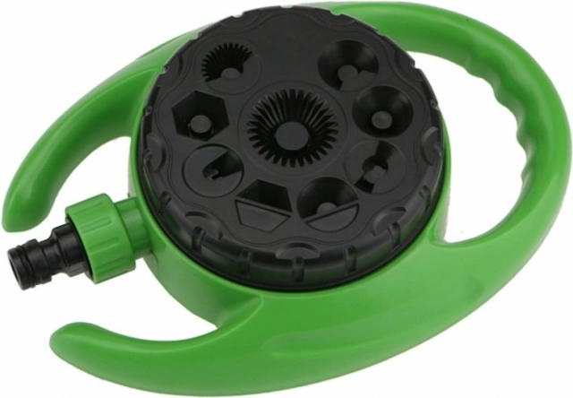 Groene tuinsproeier met 9 functies en regenbui