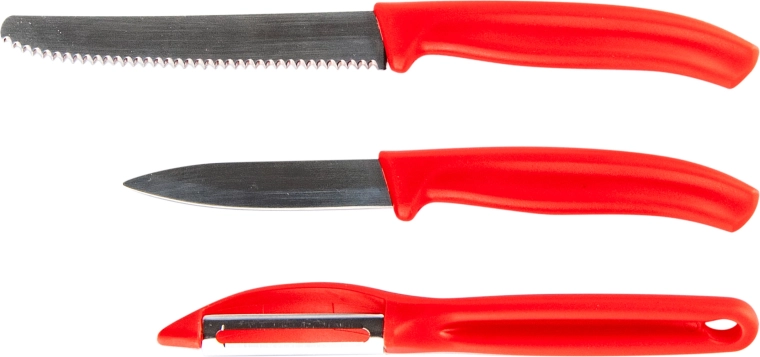 Set de couteaux de cuisine avec éplucheur Provence Exclusive, 3 pcs