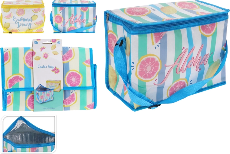 Cooler bag 10 L, 32 × 16 × 22.5 cm, mix of designs