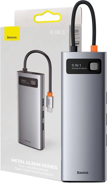 Baseus Metal Gleam Series 9-in-1 Multifunctional Hub